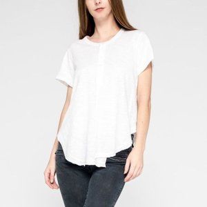 Wilt Shifted?Shrunken Henley Short?Sleeve White XS